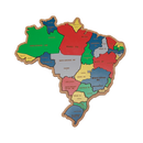 Mapa do Brasil Quebra-Cabeça Educativo