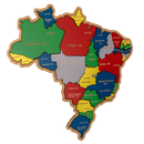 Mapa do Brasil Quebra-Cabeça Educativo