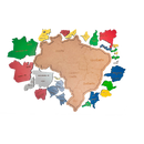 Mapa do Brasil Quebra-Cabeça Educativo