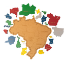 Mapa do Brasil Quebra-Cabeça Educativo