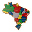 Mapa do Brasil Quebra-Cabeça Educativo