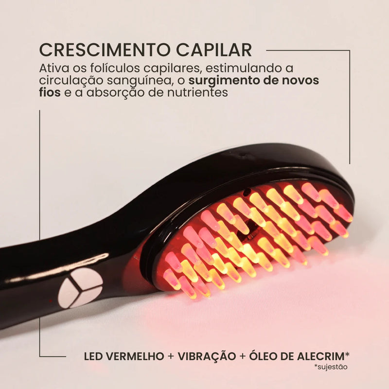 Escova Laser Antiqueda TheraBrush Smart Para Cabelos Saudáveis!