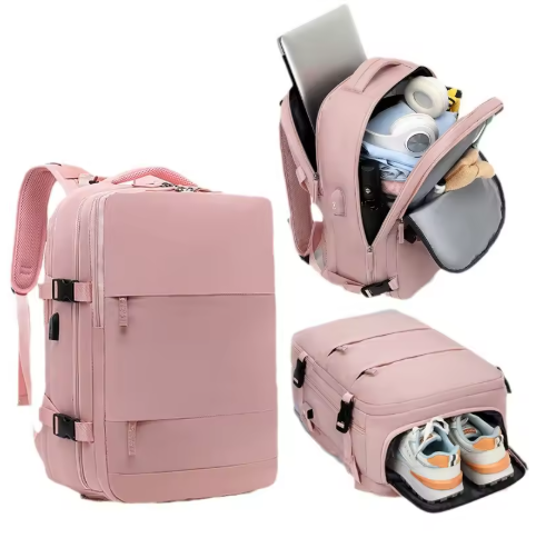 Mochila de viagem feminina - TravelDream - Sua Marca Pessoal em Cada Aventura