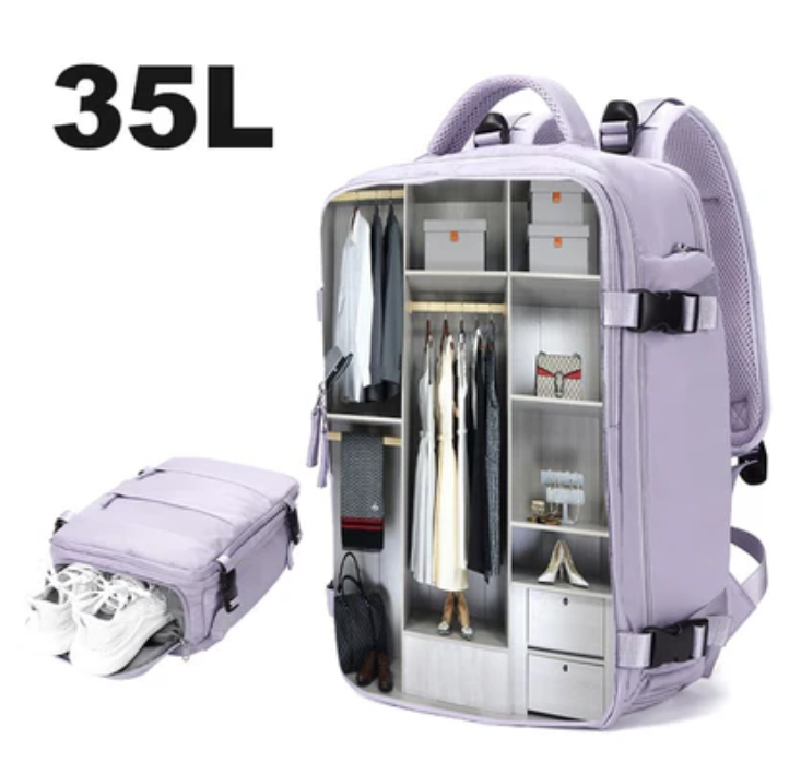 Mochila de viagem feminina - TravelDream - Sua Marca Pessoal em Cada Aventura