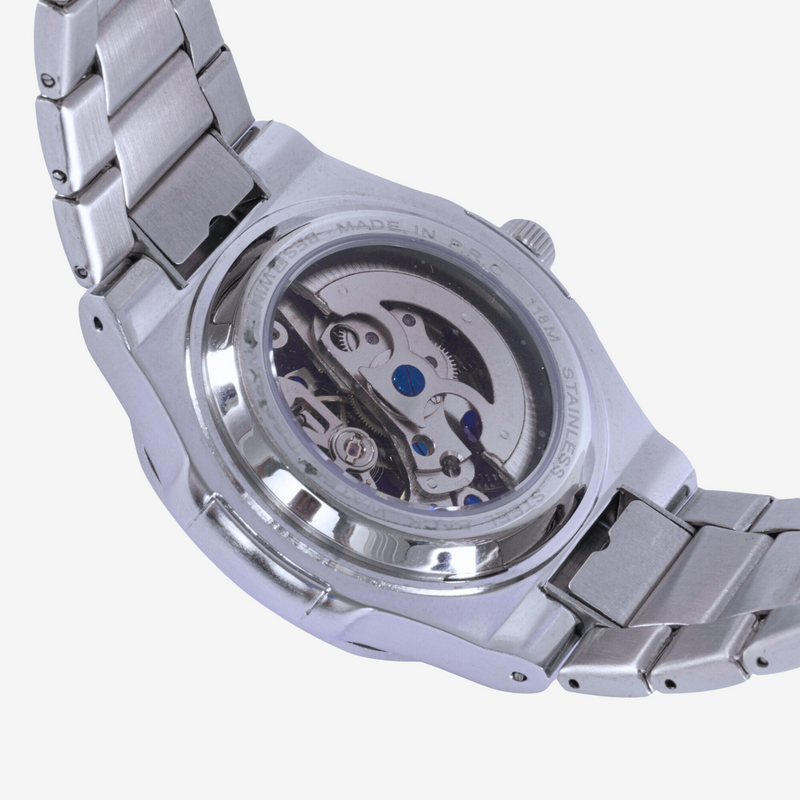 Relógio Masculino AXEL ROYAL SILVER – Detalhado em Prata