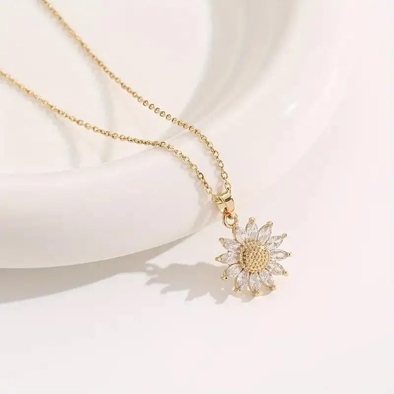 colar de flor
