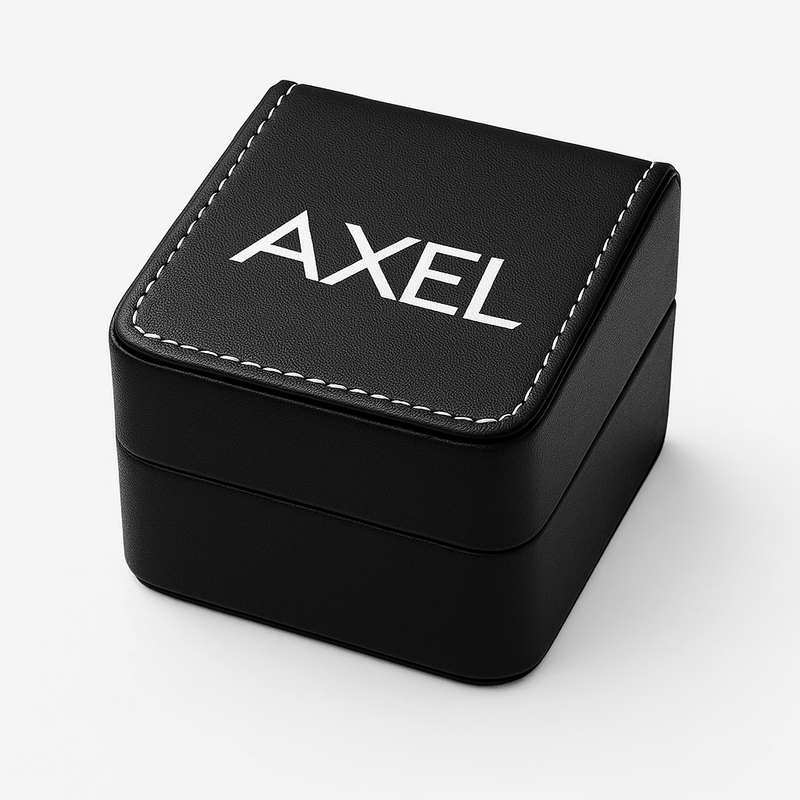 Relógio Masculino AXEL ROYAL BLACK - Elegância Minimalista